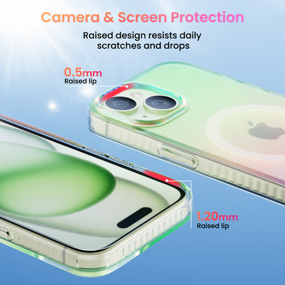 Hue for iPhone 15 Series, Fluorescent Gradient, Compatible with Magsafe