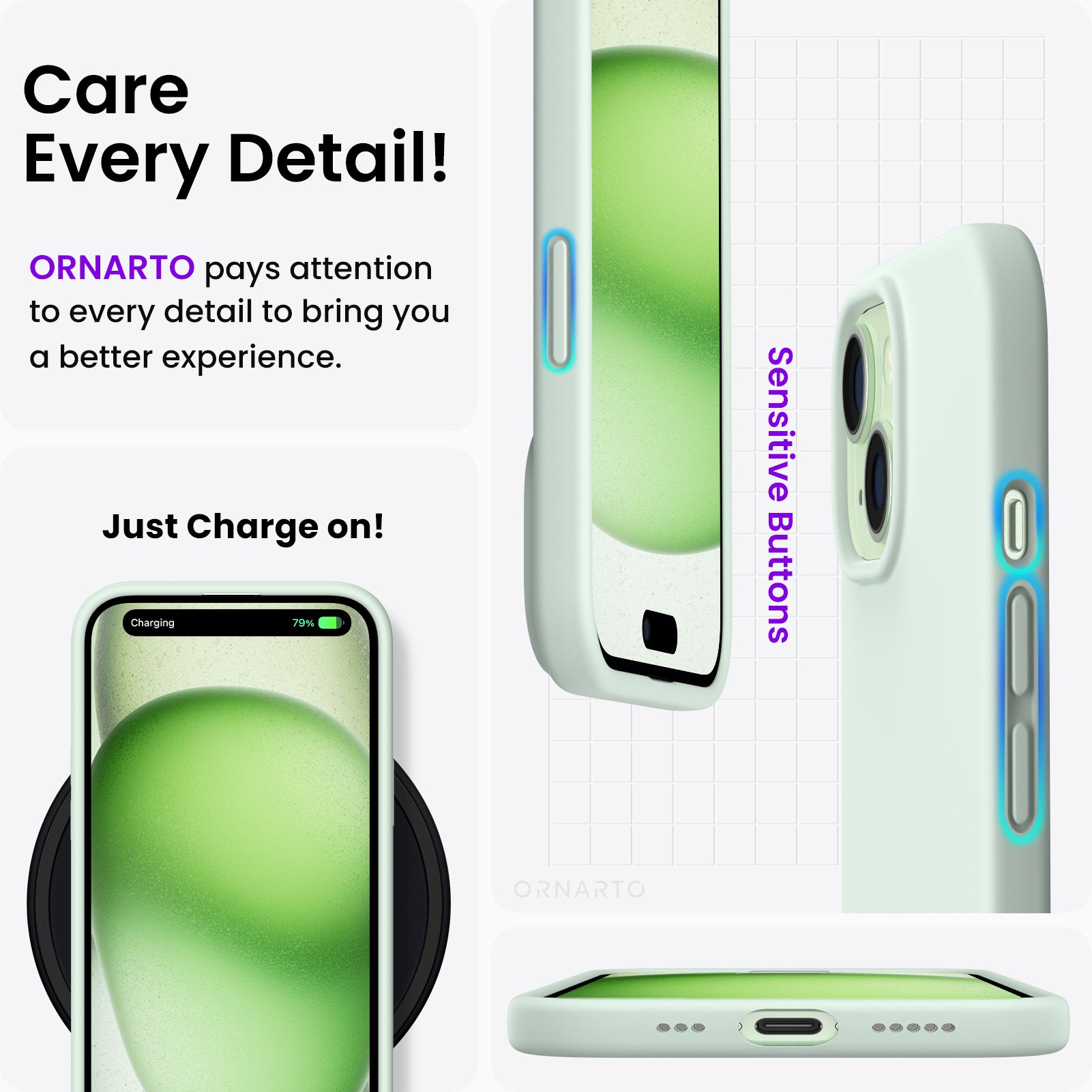 Liquid Silicone Case for iPhone 15 Series