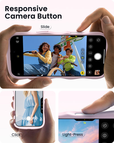Gewelltes Flüssigsilikon für iPhone 16 Pro | Pro Max
