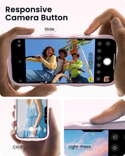 Wavy Liquid Silicone for iPhone 16 Pro | Pro Max