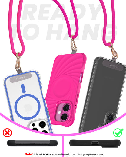 ORNARTO Adjustable Woven Phone Lanyard