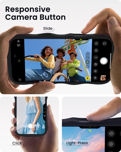 Gewelltes Flüssigsilikon für iPhone 16 Pro | Pro Max