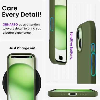 Liquid Silicone Case for iPhone 15 Series