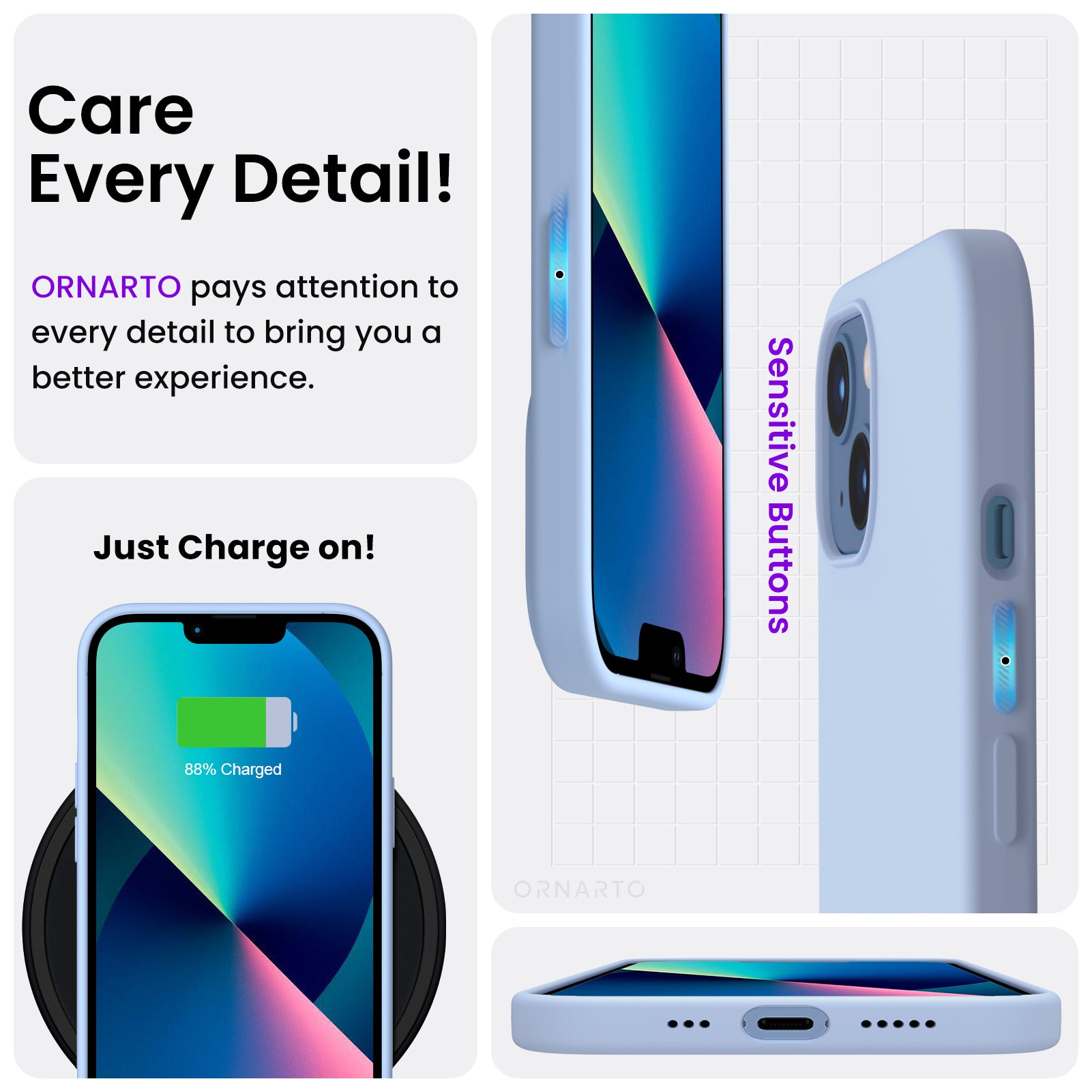 Liquid Silicone iPhone 13 Case