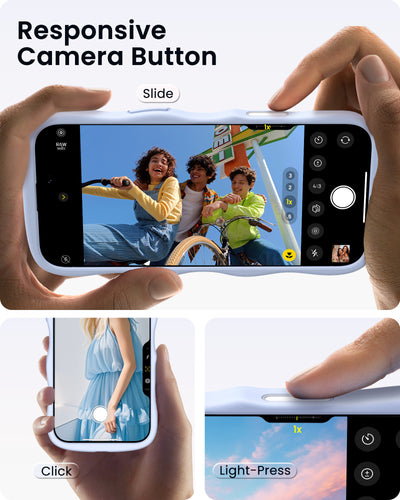 Gewelltes Flüssigsilikon für iPhone 16 Pro | Pro Max