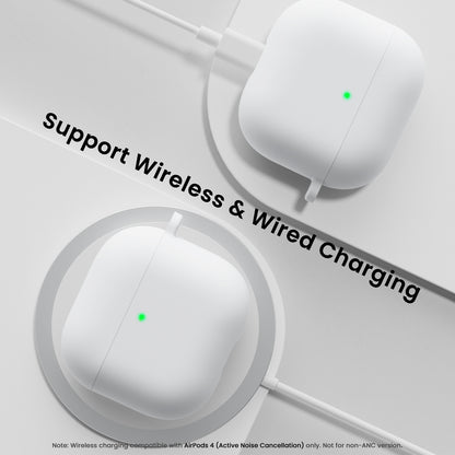 Liquid Silicone AirPods 4 Case(2024) with Lanyard