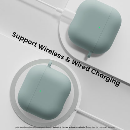 Liquid Silicone AirPods 4 Case(2024) with Lanyard