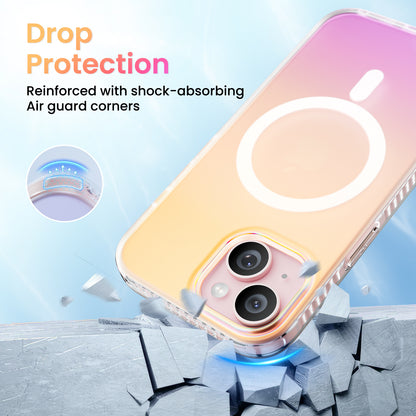 Hue for iPhone 15 Series, Fluorescent Gradient, Compatible with Magsafe