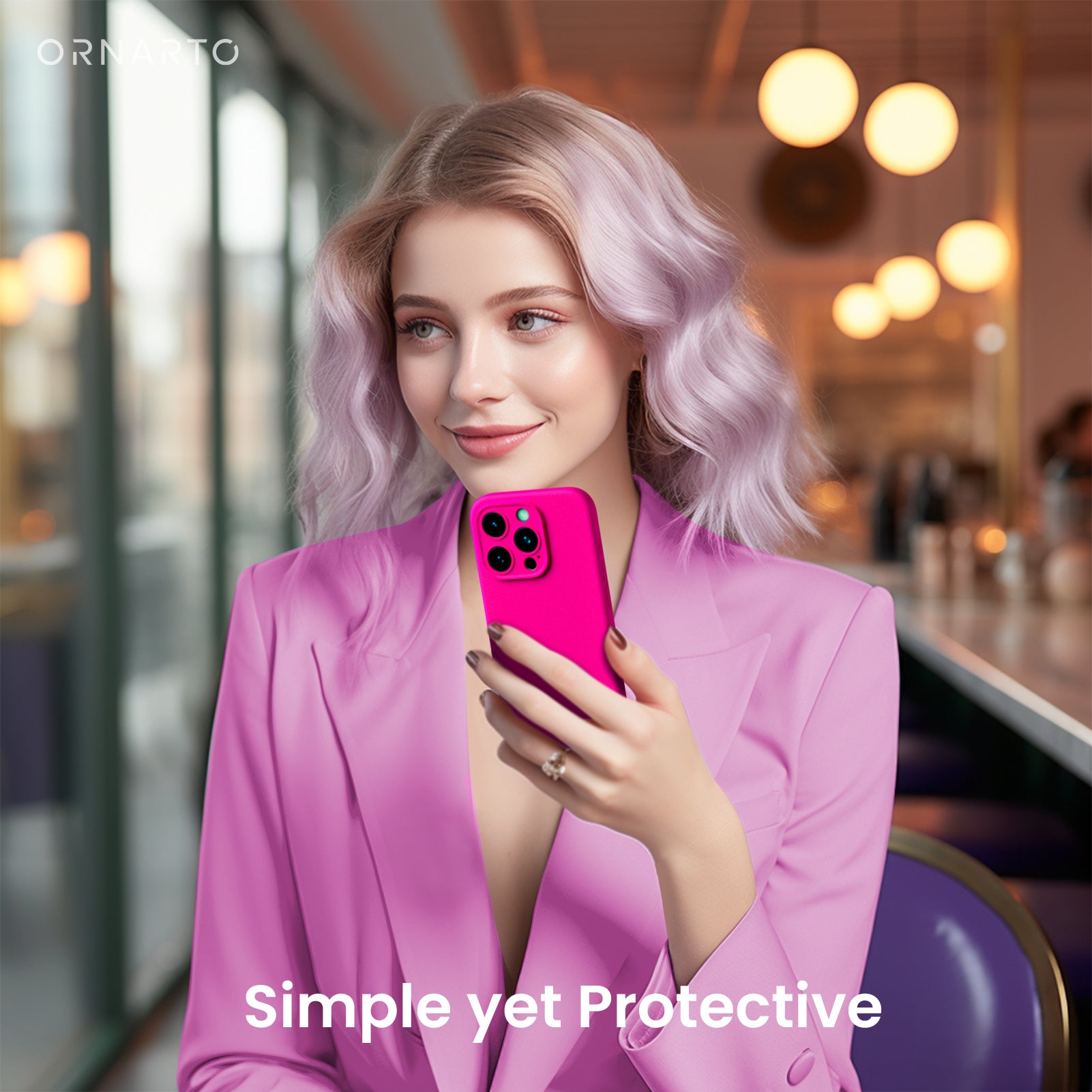 Liquid Silicone iPhone 15 Pro Max Case with Camera Protection and 2 Screen Protectors