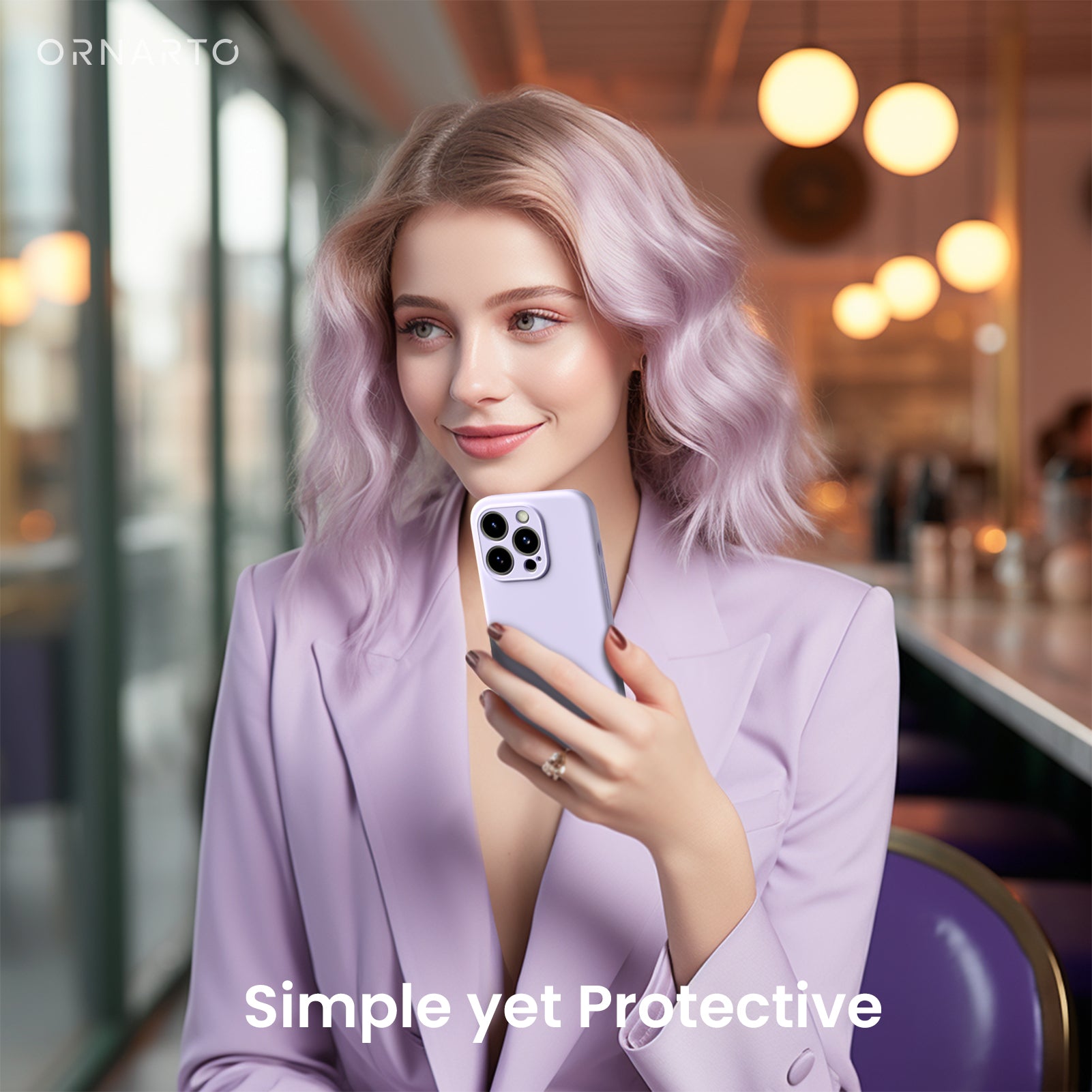 Liquid Silicone iPhone 15 Pro Max Case with Camera Protection and 2 Screen Protectors