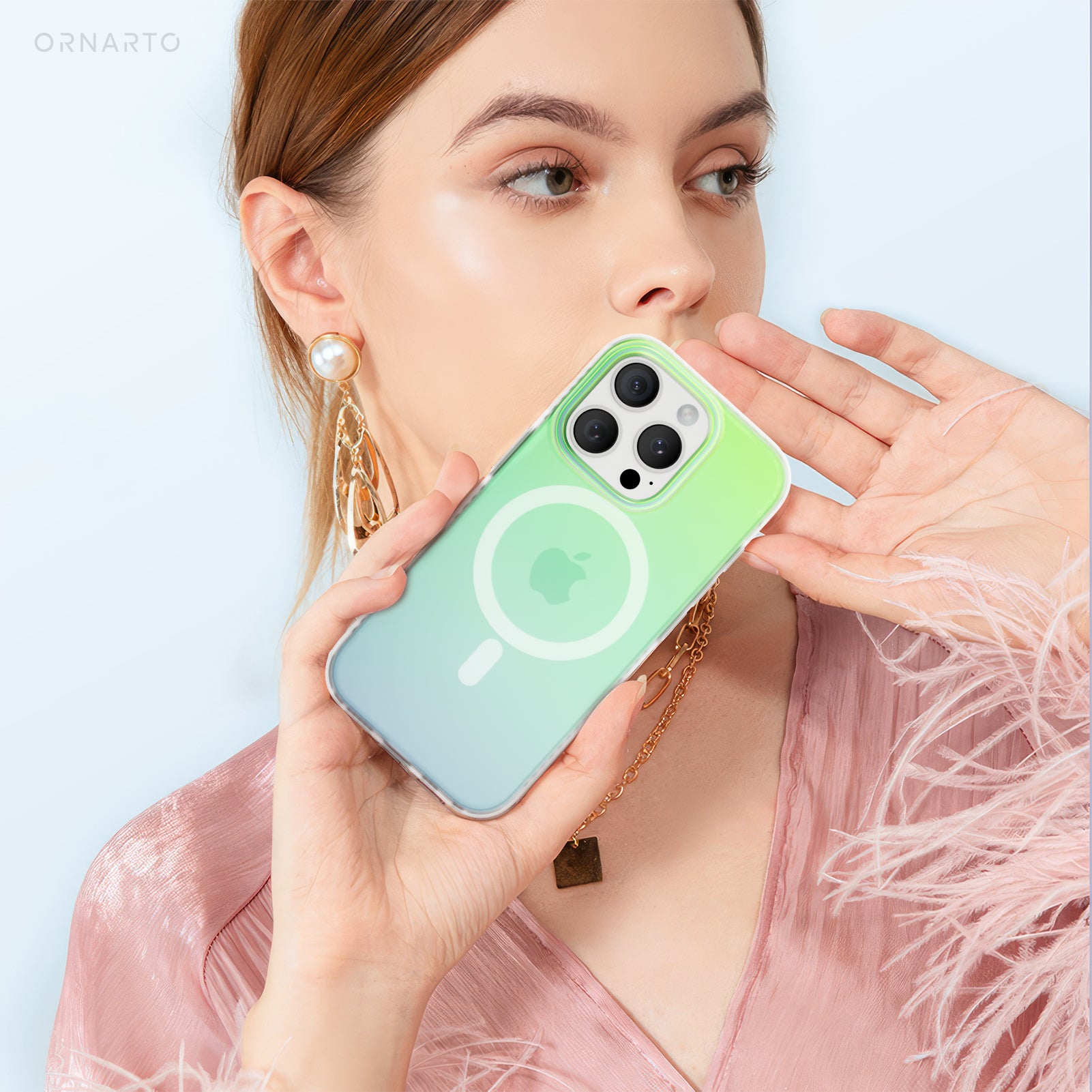 Hue for iPhone 16 Series, Fluorescent Gradient, Compatible with Magsafe