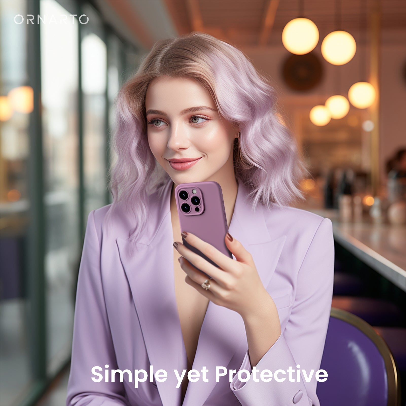 Liquid Silicone iPhone 15 Pro Case with Camera Protection and 2 Screen Protectors