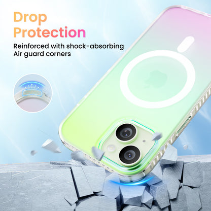 Hue for iPhone 15 Series, Fluorescent Gradient, Compatible with Magsafe