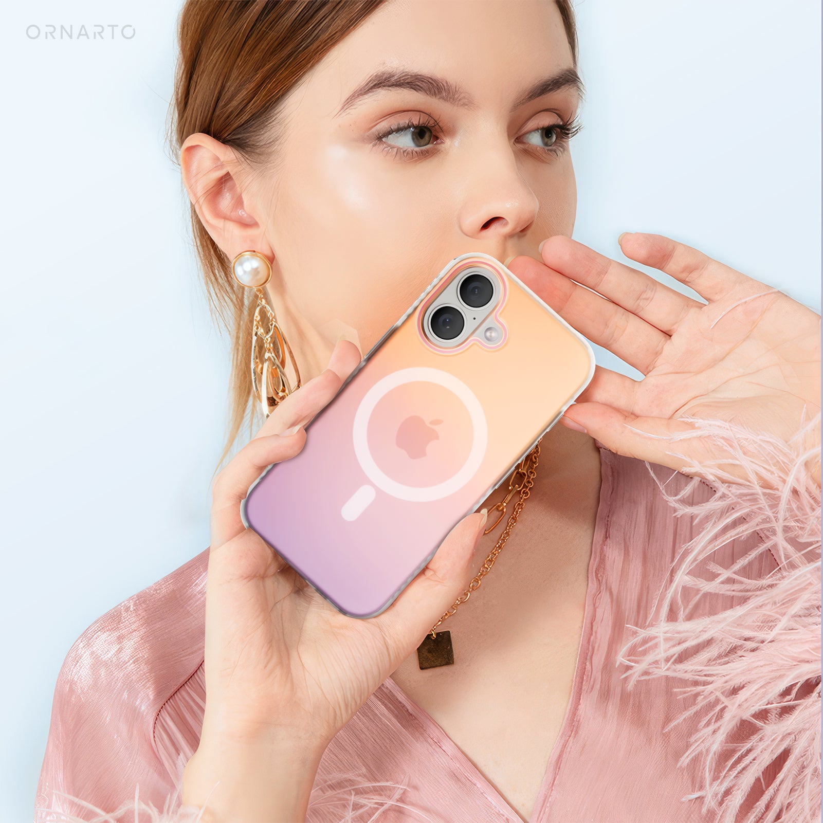 Hue for iPhone 16 Series, Fluorescent Gradient, Compatible with Magsafe