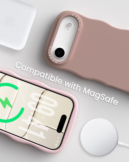 Wavy Liquid Silicone for iPhone 17 Series