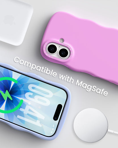Wavy Liquid Silicone for iPhone 17 Series
