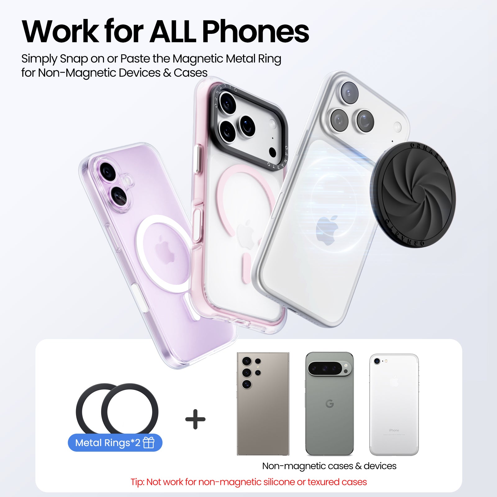 Vortuxe MagSafe Grip Stand for Phone Case