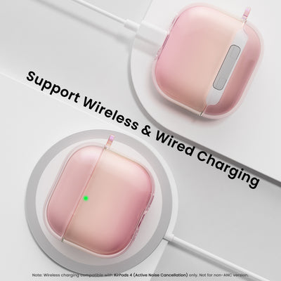 Irisierende AirPods 4 Hülle (2024) mit Lanyard
