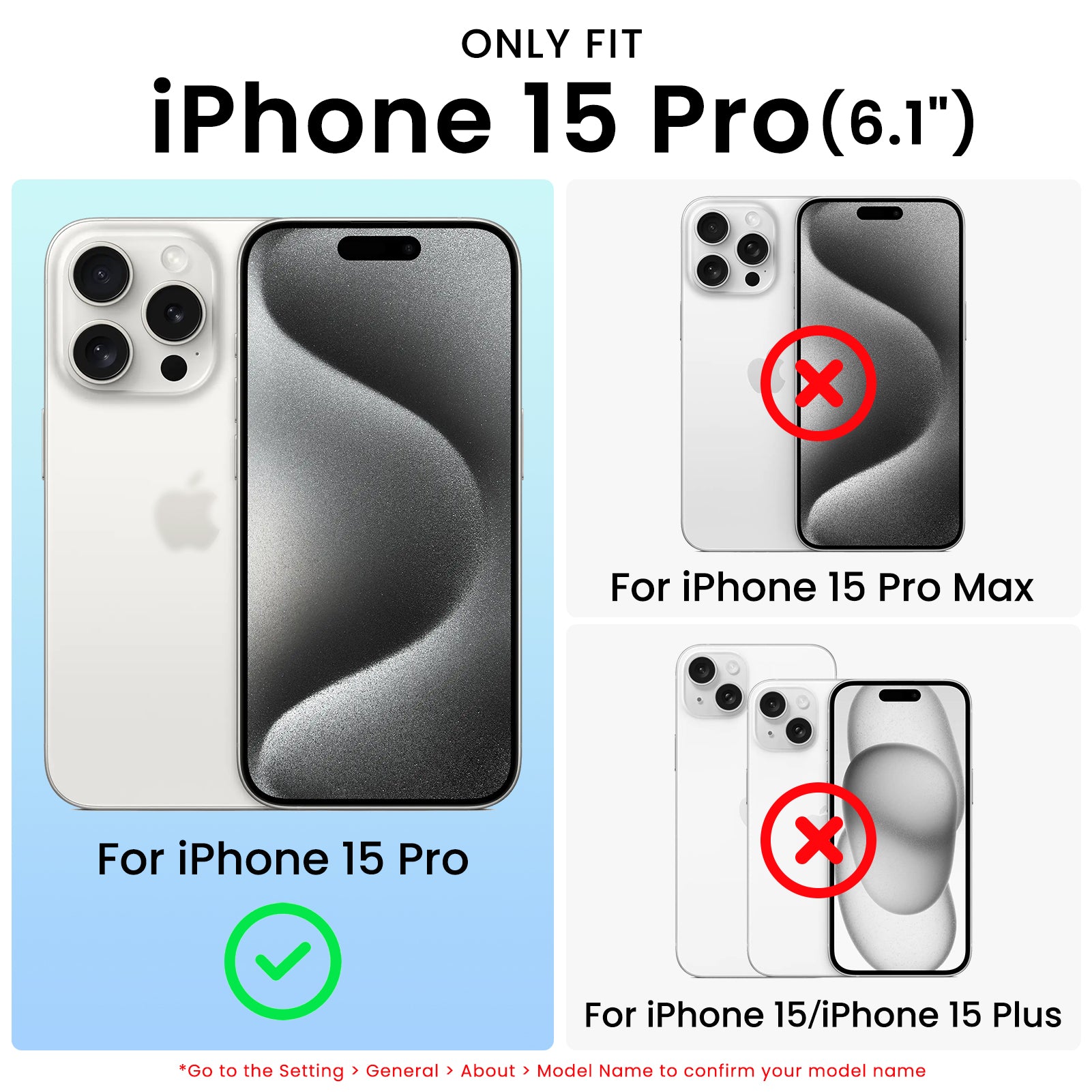 Hue for iPhone 15 Series, Fluorescent Gradient, Compatible with Magsafe