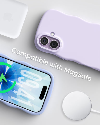 Wavy Liquid Silicone for iPhone 17 Series