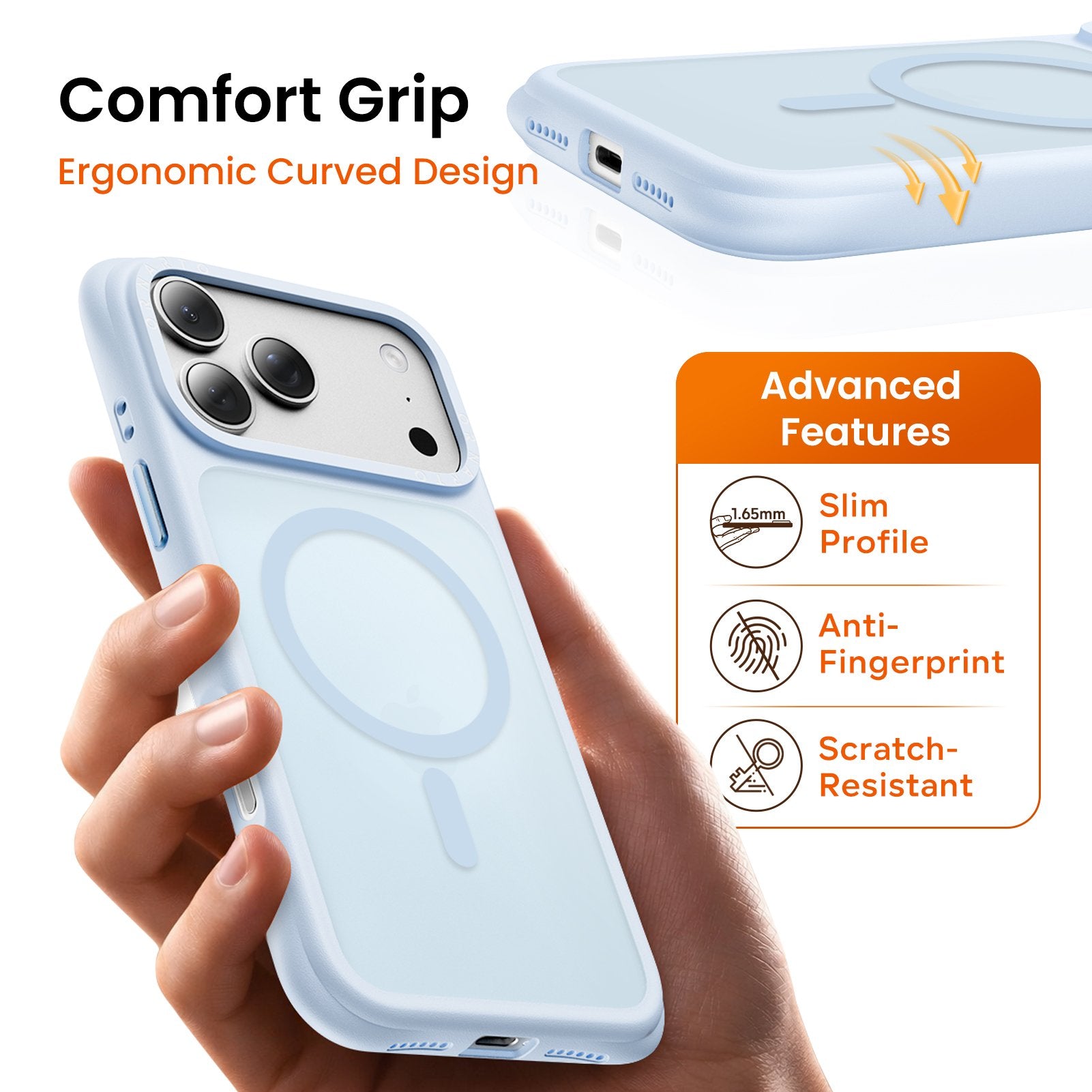 Airbuffer Gecko-Grip Case für iPhone 17 Serie