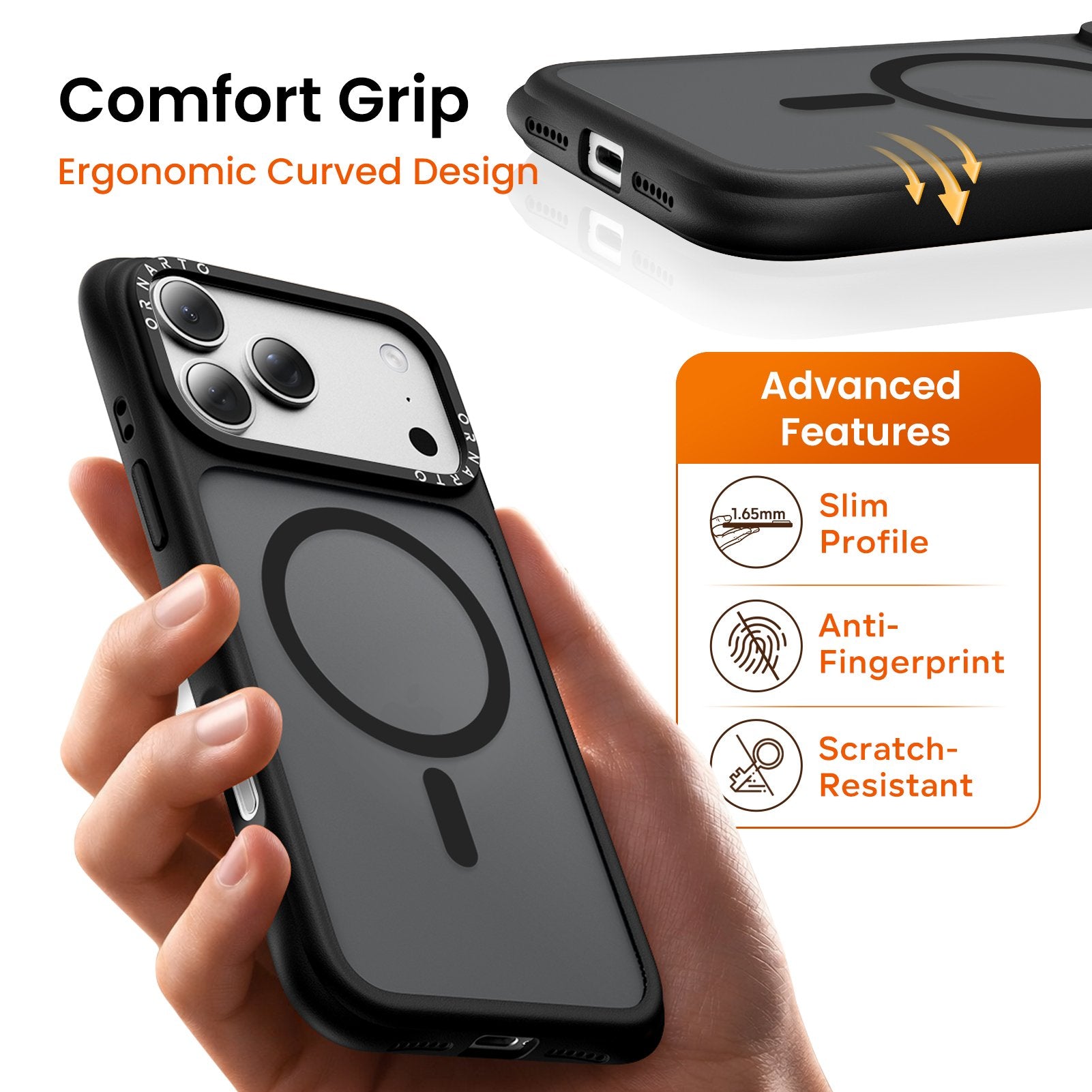 Airbuffer Gecko-Grip Case für iPhone 17 Serie