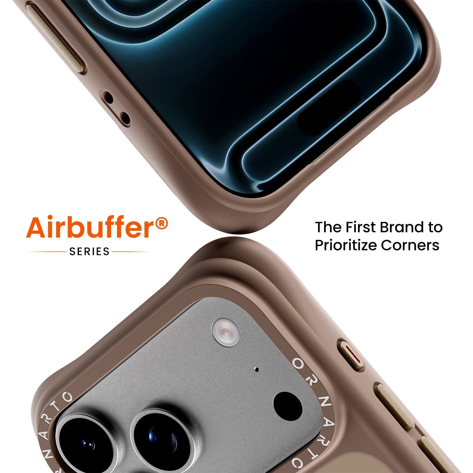Airbuffer Gecko-Grip Case für iPhone 17 Serie