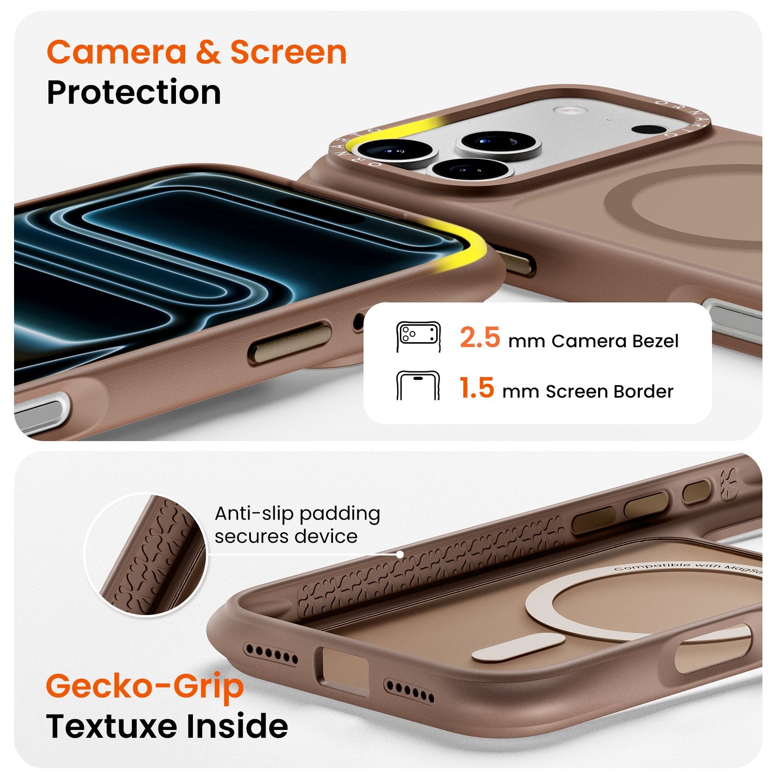 Airbuffer Gecko-Grip Case für iPhone 17 Serie