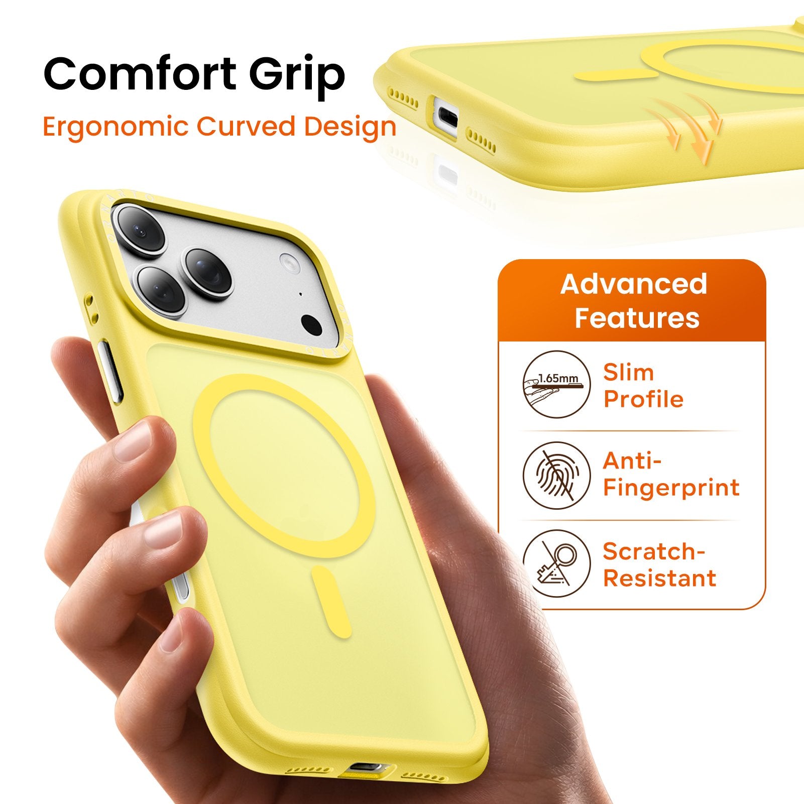 Airbuffer Gecko-Grip Case für iPhone 17 Serie