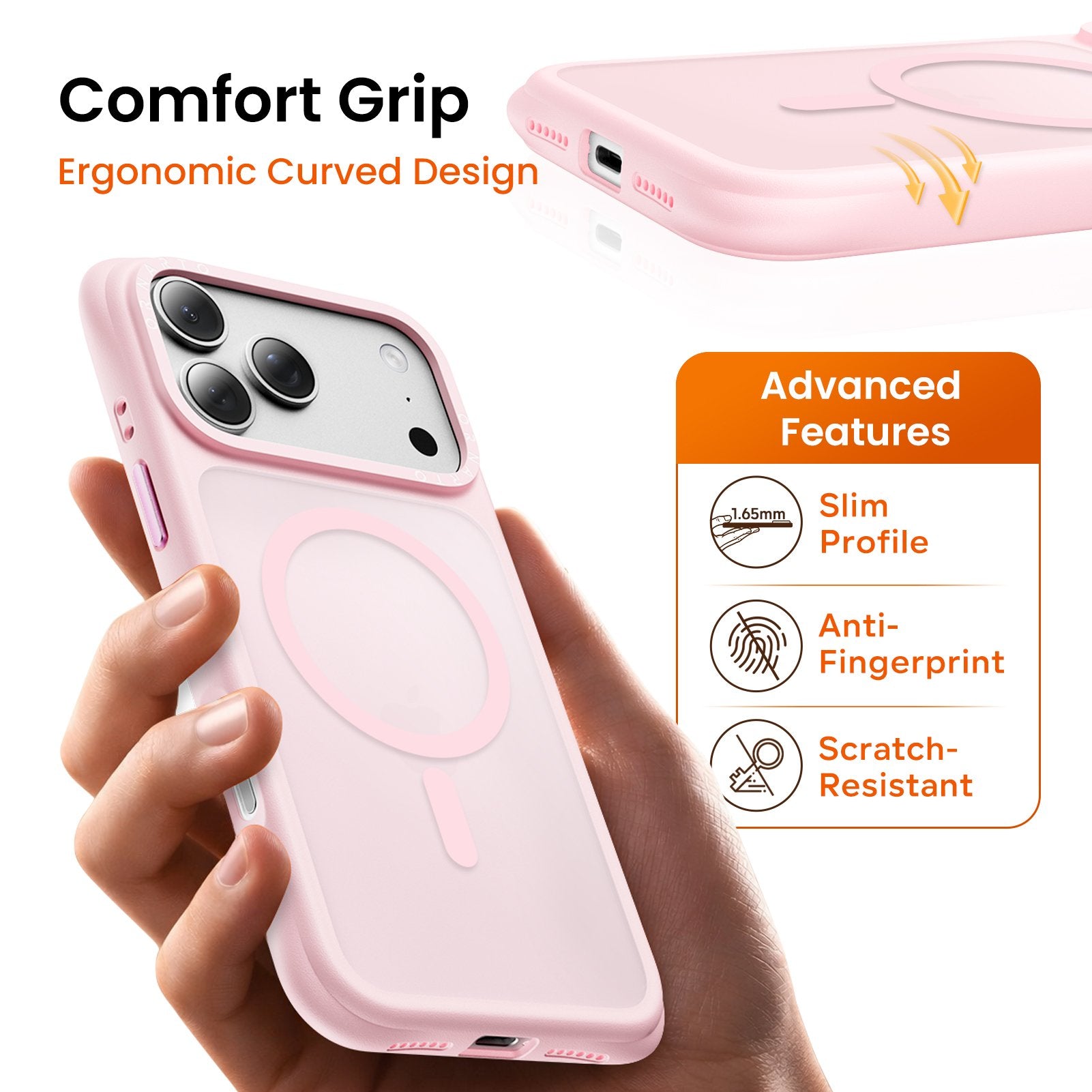 Airbuffer Gecko-Grip Case für iPhone 17 Serie