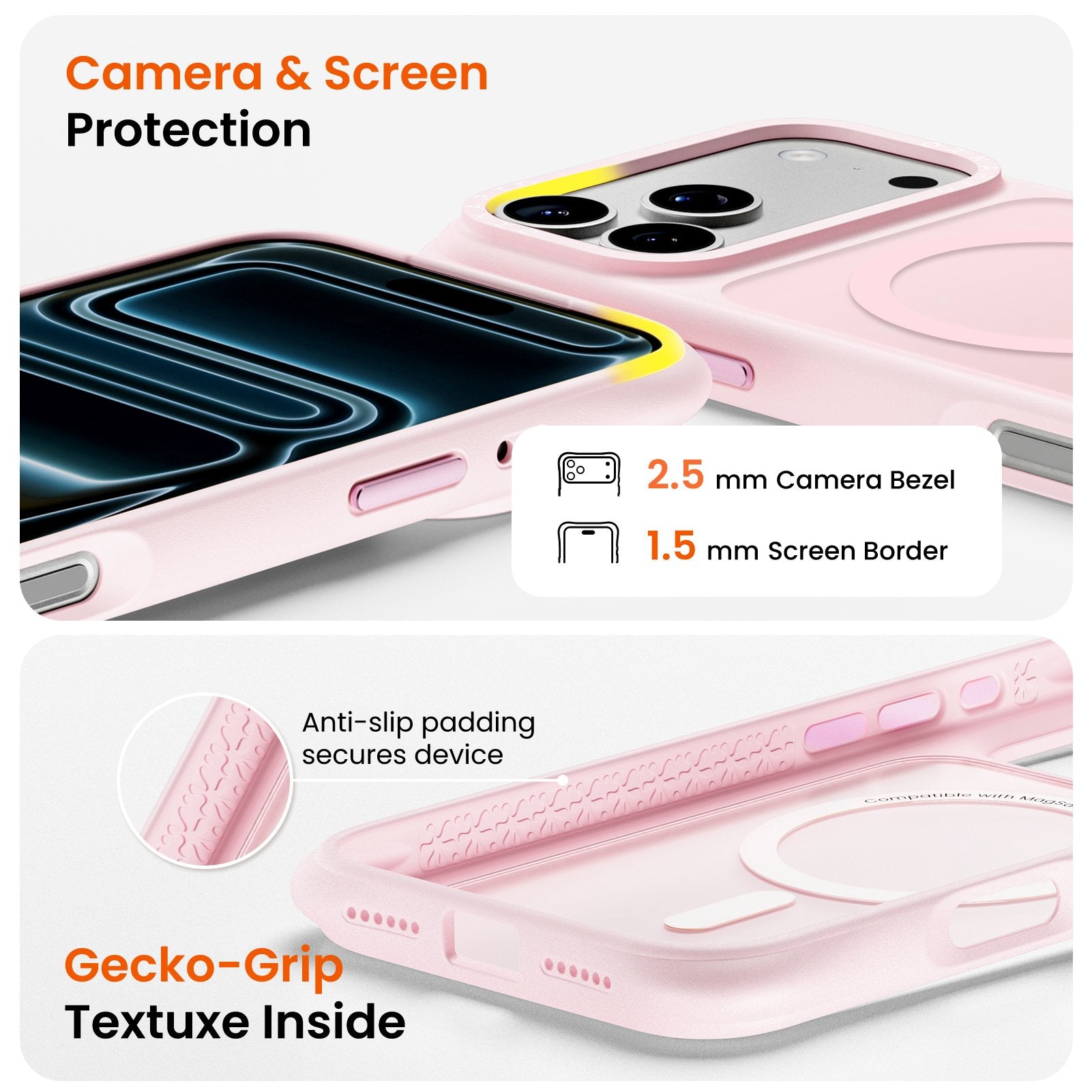 Airbuffer Gecko-Grip Case für iPhone 17 Serie