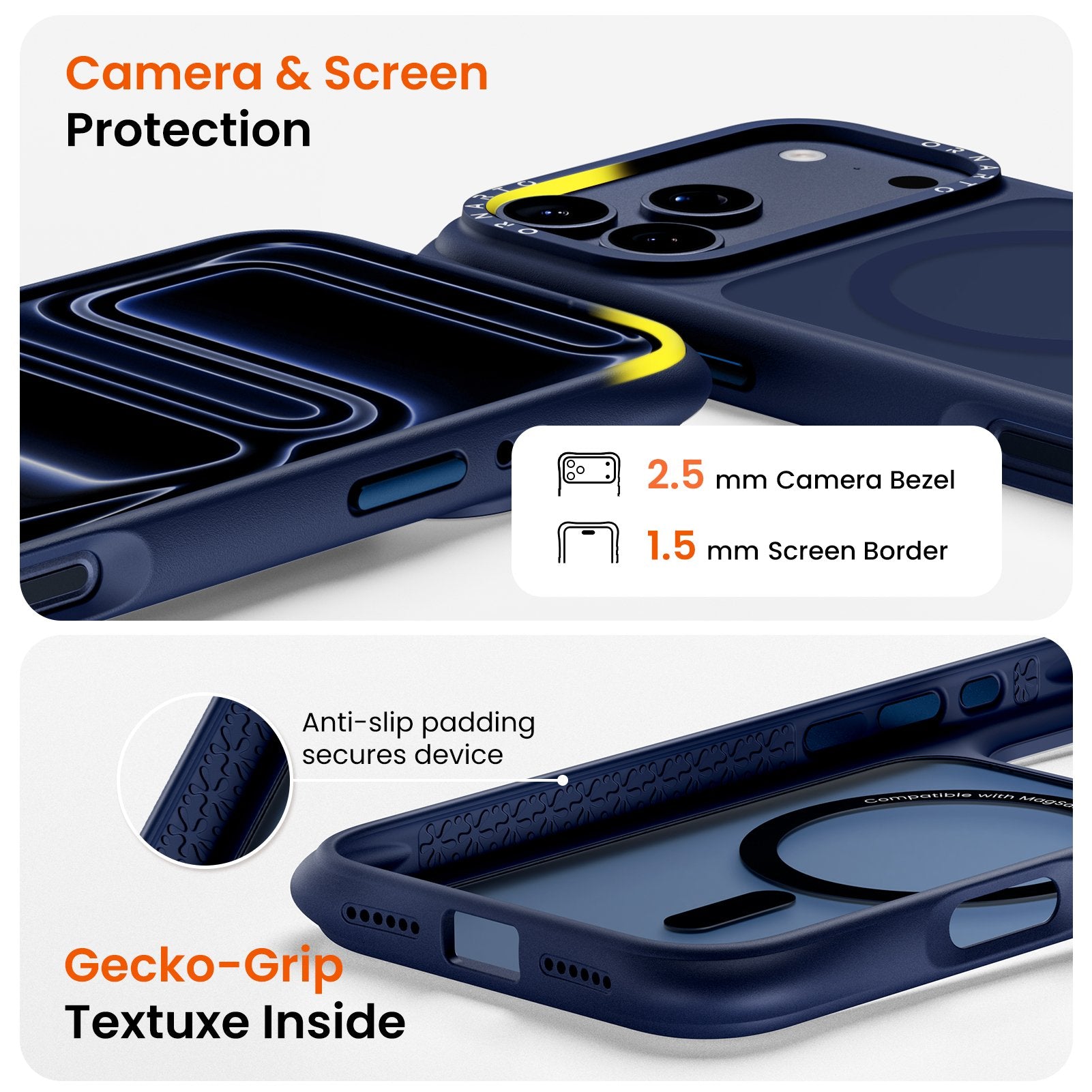 Airbuffer Gecko-Grip Case für iPhone 17 Serie