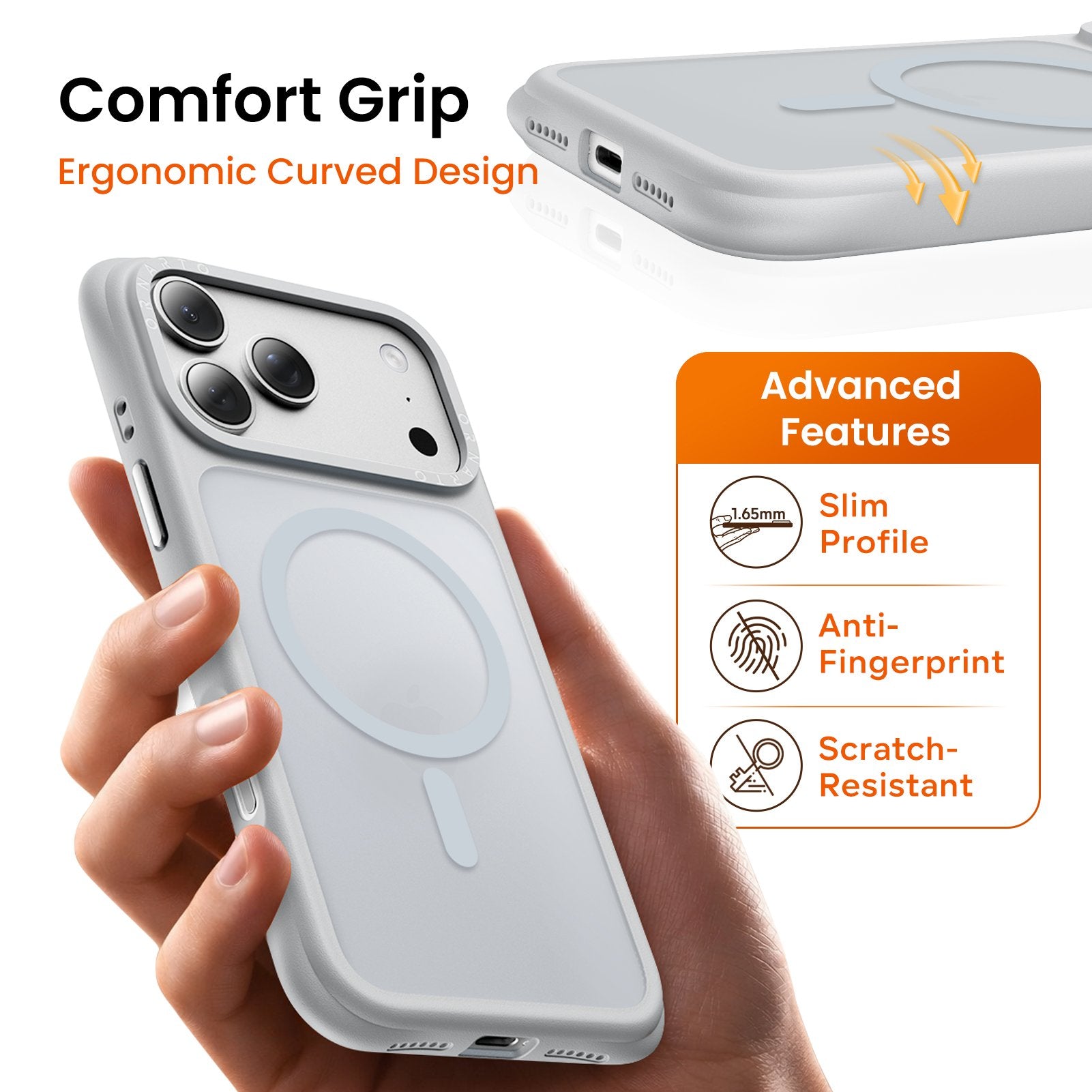 Airbuffer Gecko-Grip Case für iPhone 17 Serie