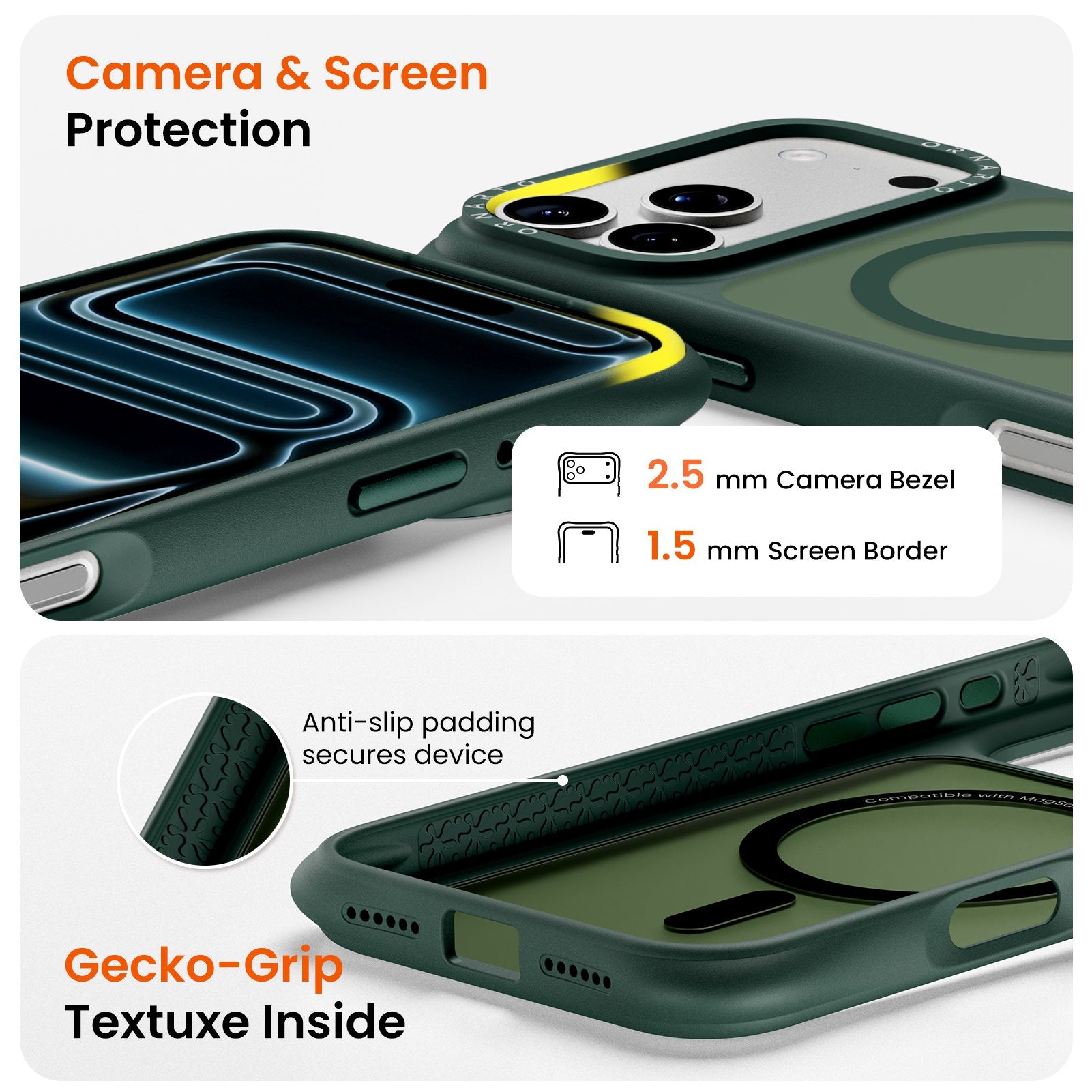 Airbuffer Gecko-Grip Case für iPhone 17 Serie
