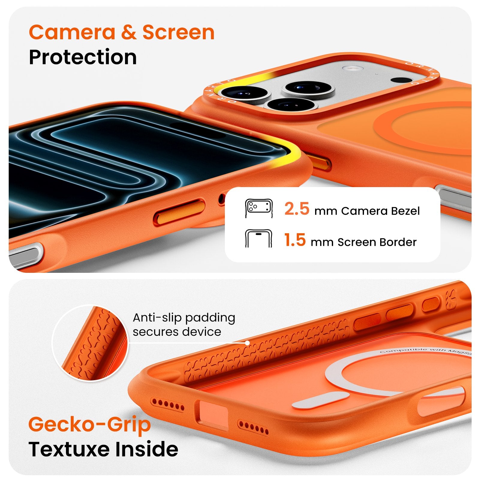Airbuffer Gecko-Grip Case für iPhone 17 Serie