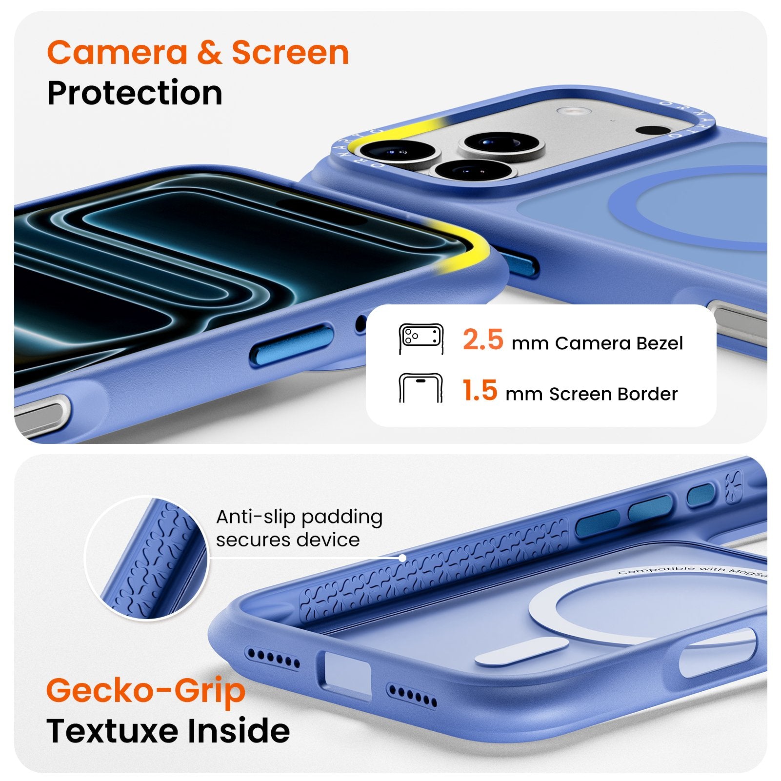 Airbuffer Gecko-Grip Case für iPhone 17 Serie