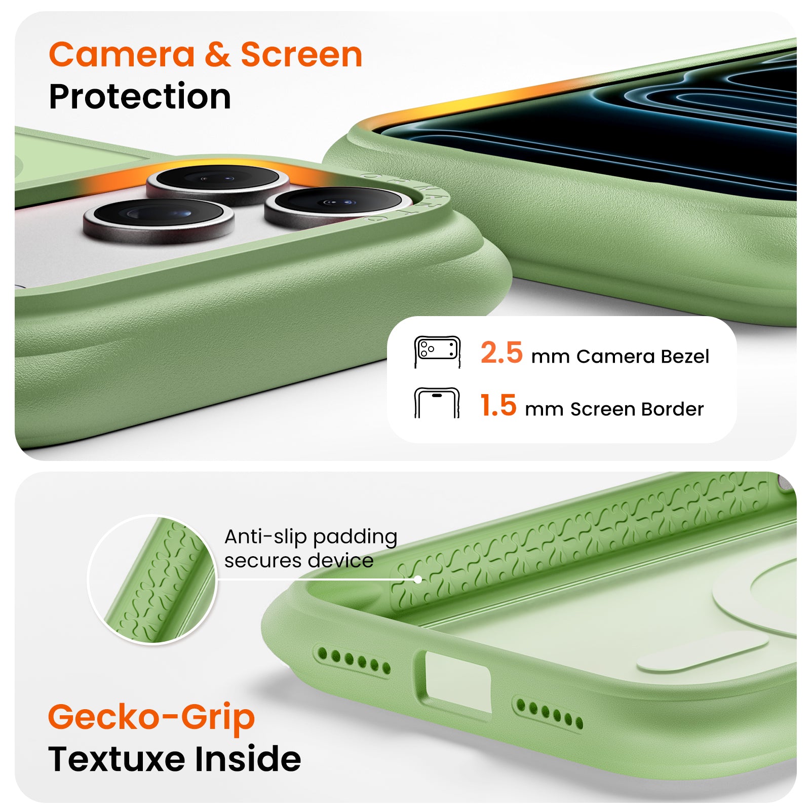 Airbuffer Gecko-Grip Case für iPhone 17 Serie