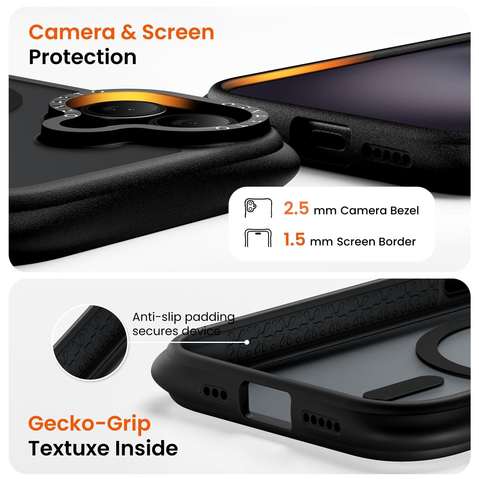 Airbuffer Gecko-Grip Case for iPhone 16 Series