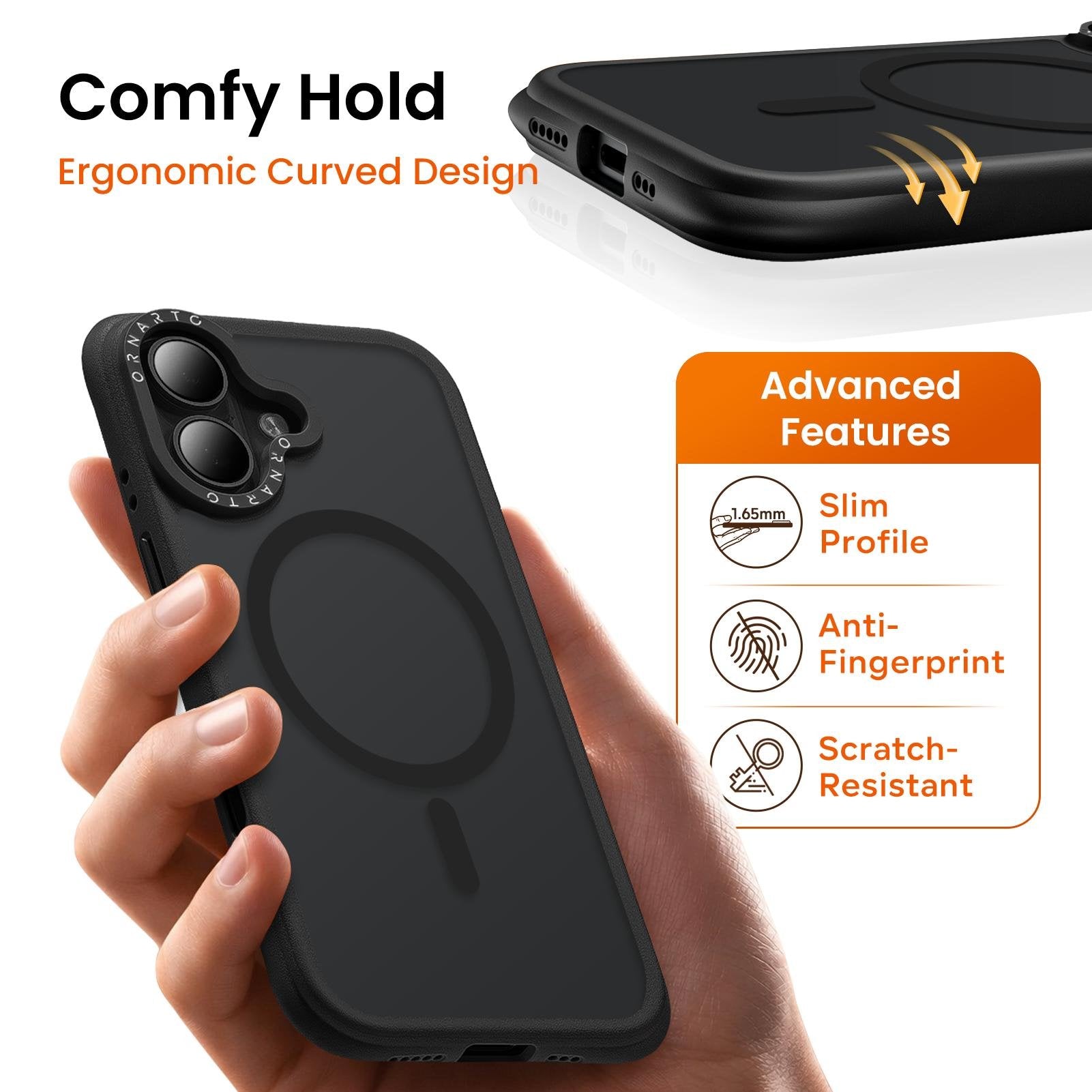 Airbuffer Gecko-Grip Case for iPhone 16 Series