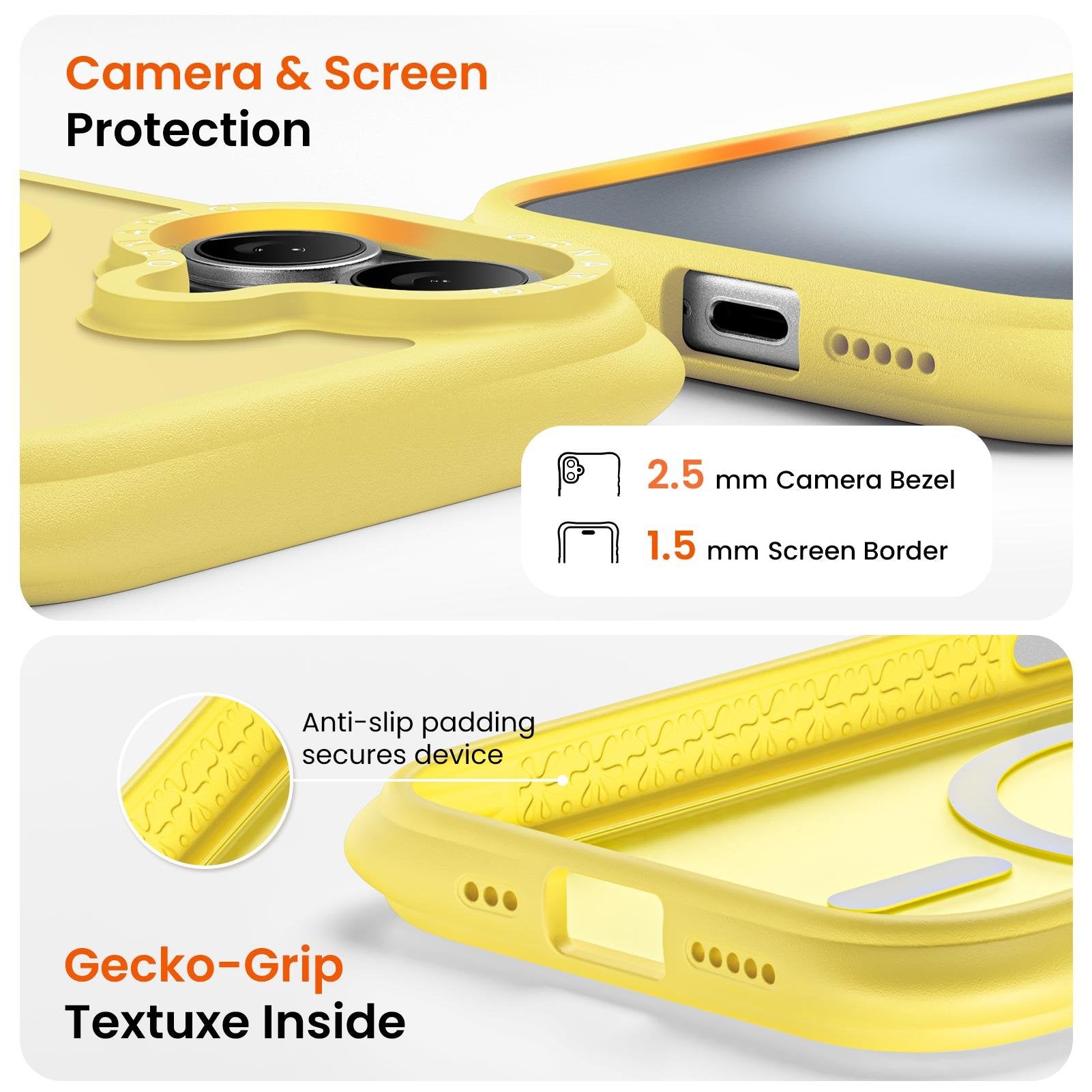 Airbuffer Gecko-Grip Case for iPhone 16 Series