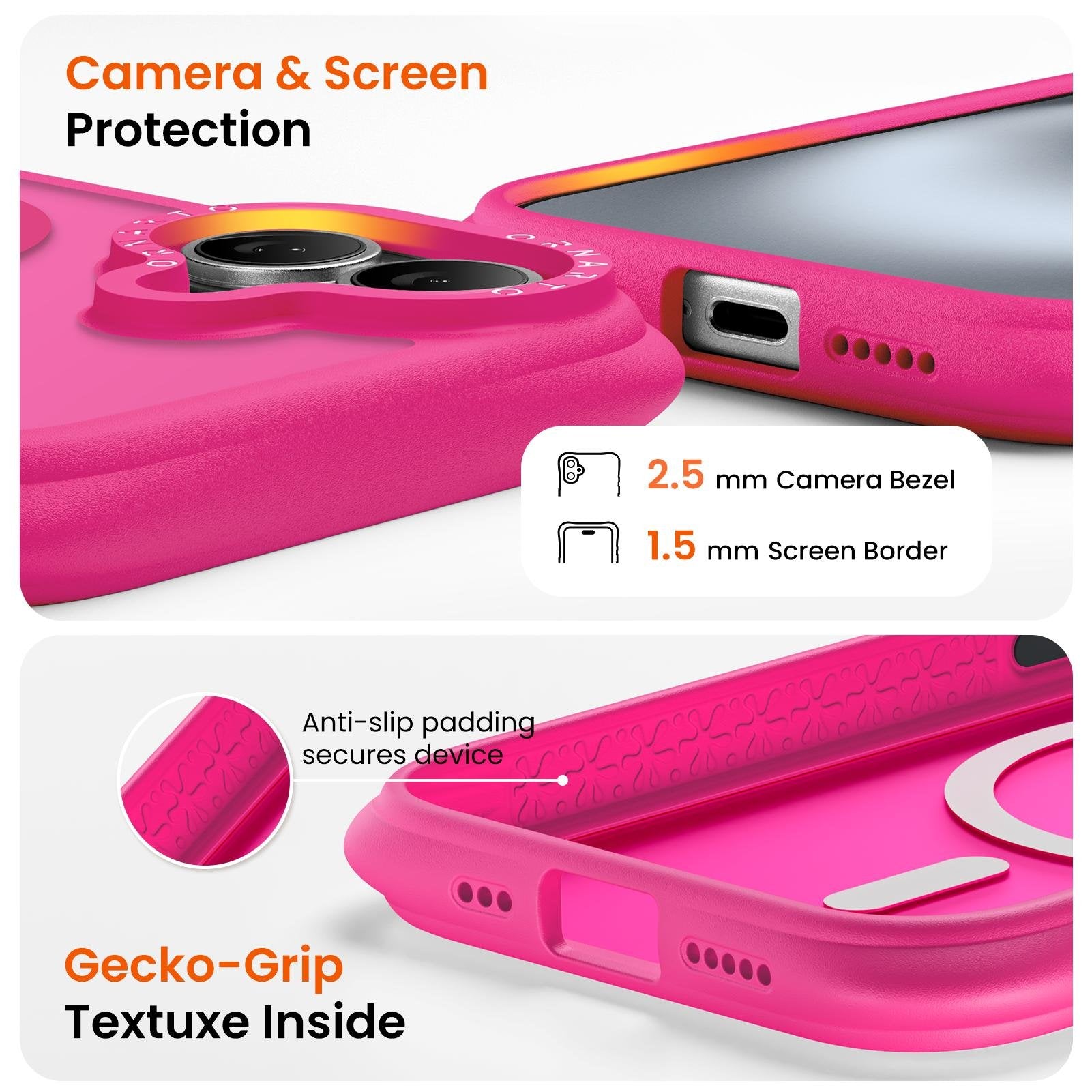 Airbuffer Gecko-Grip Case for iPhone 16 Series