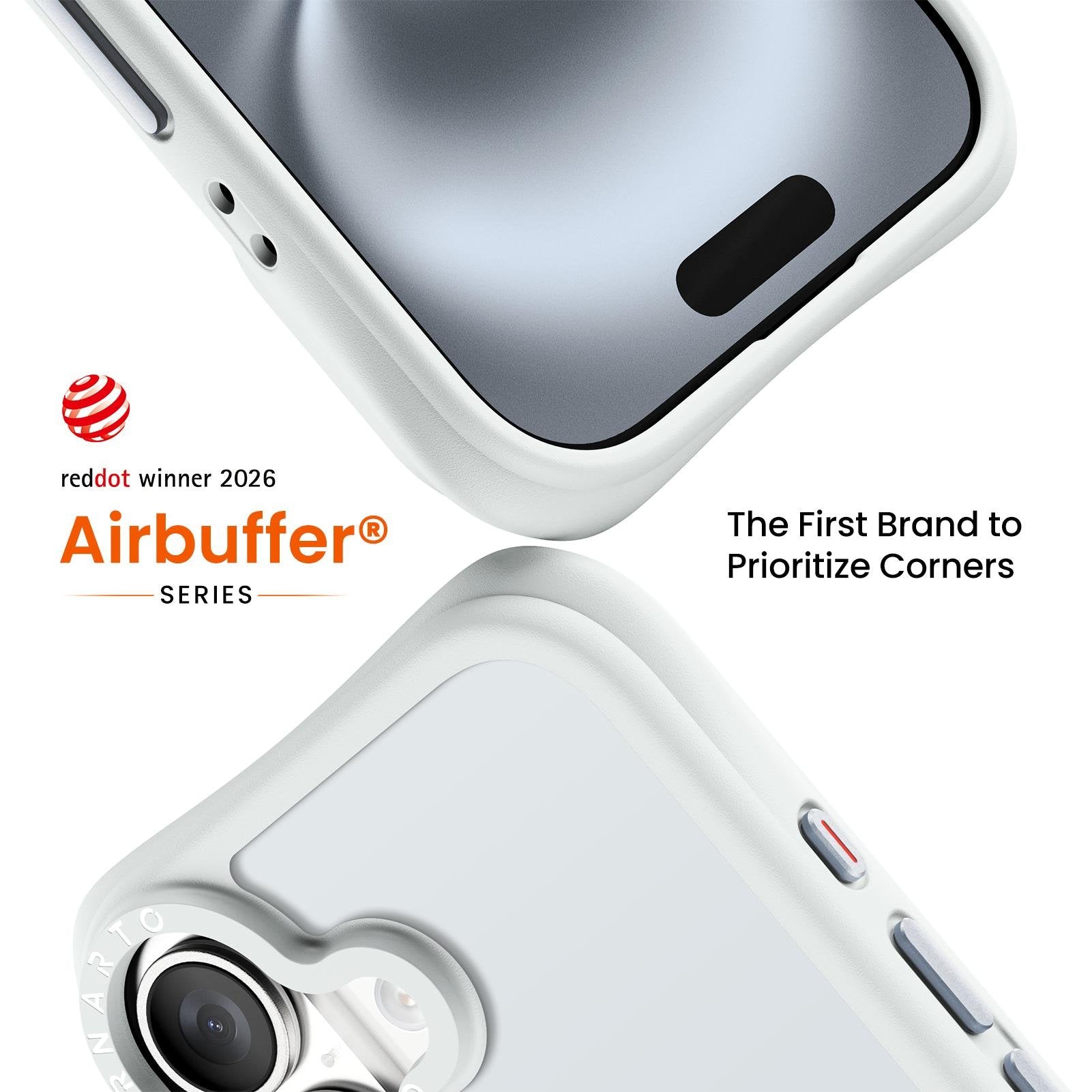 Airbuffer Gecko-Grip Case for iPhone 16 Series