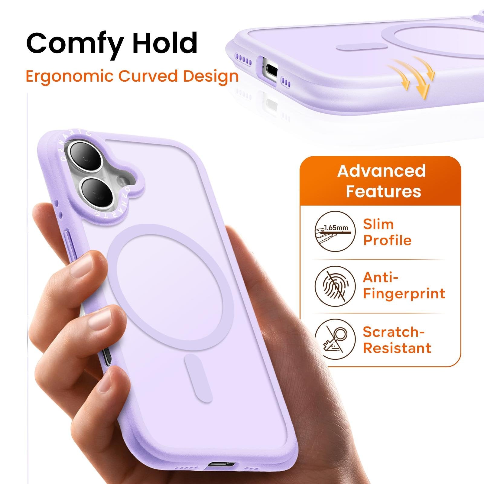 Airbuffer Gecko-Grip Case for iPhone 16 Series