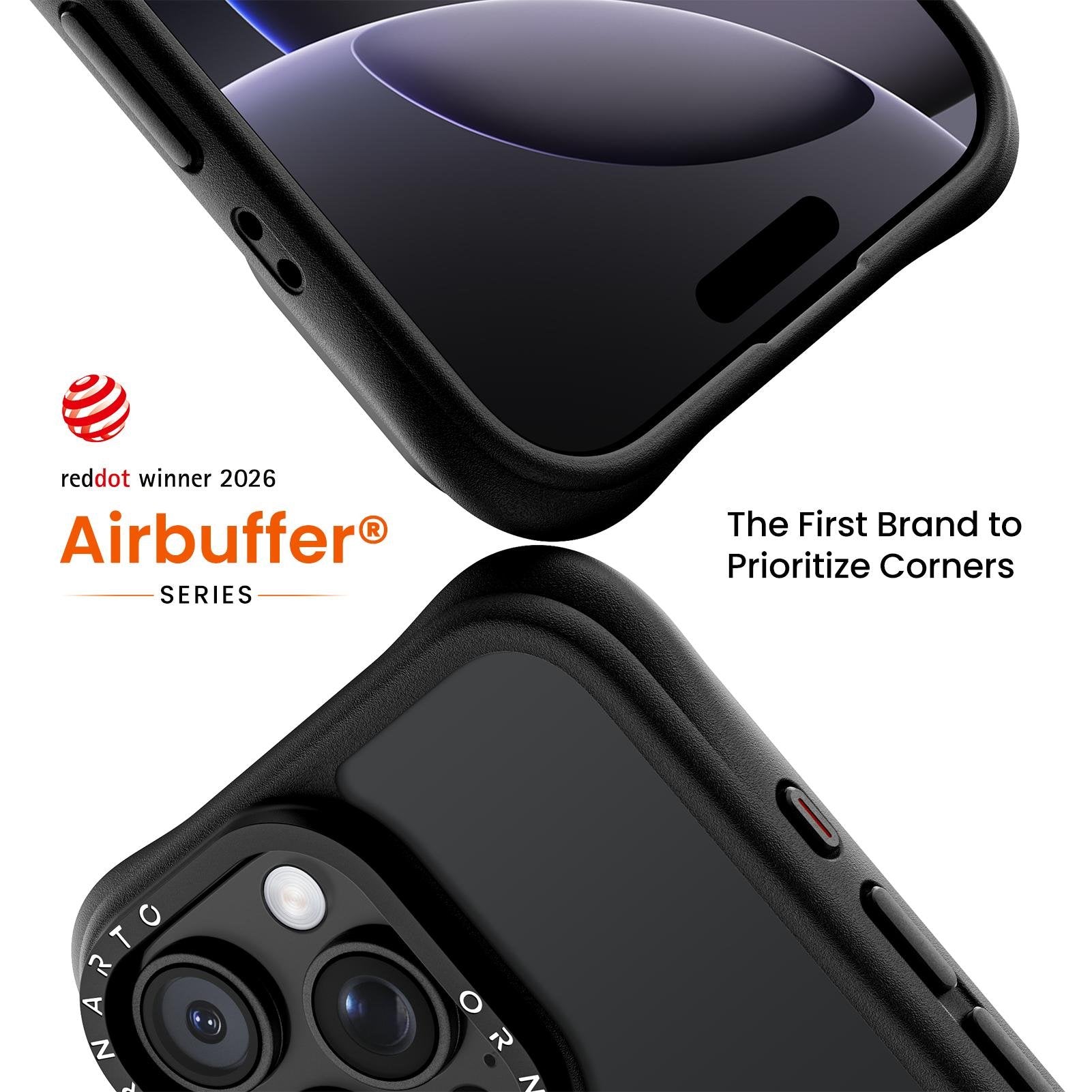 Airbuffer Gecko-Grip Case for iPhone 16 Series