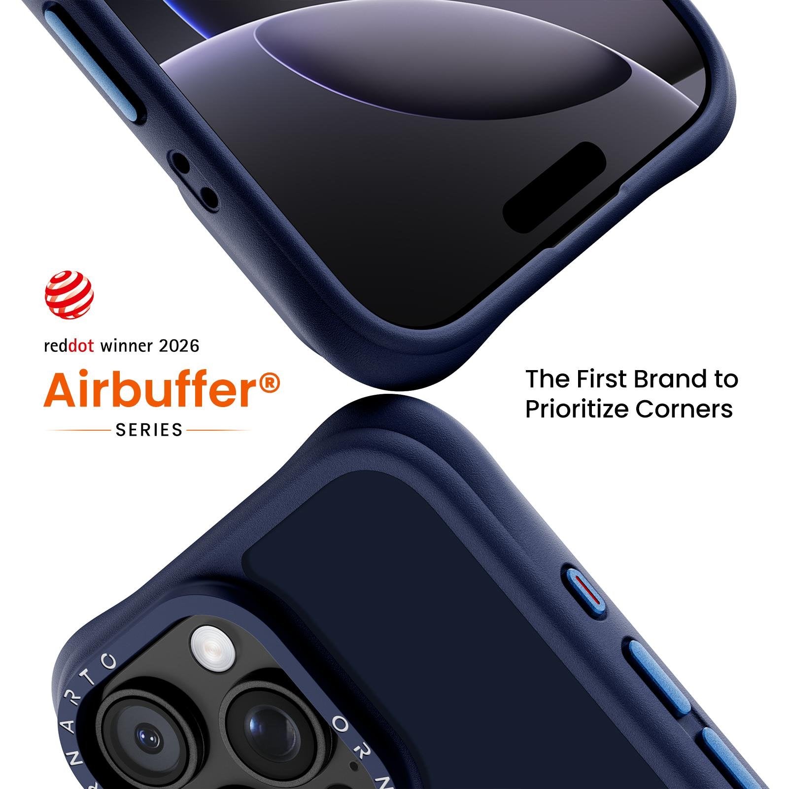 Airbuffer Gecko-Grip Case for iPhone 16 Series