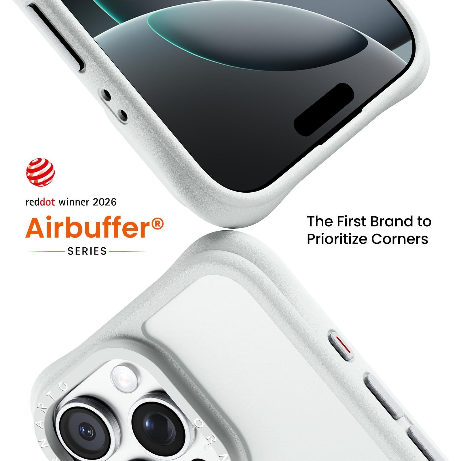 Airbuffer Gecko-Grip Case for iPhone 16 Series