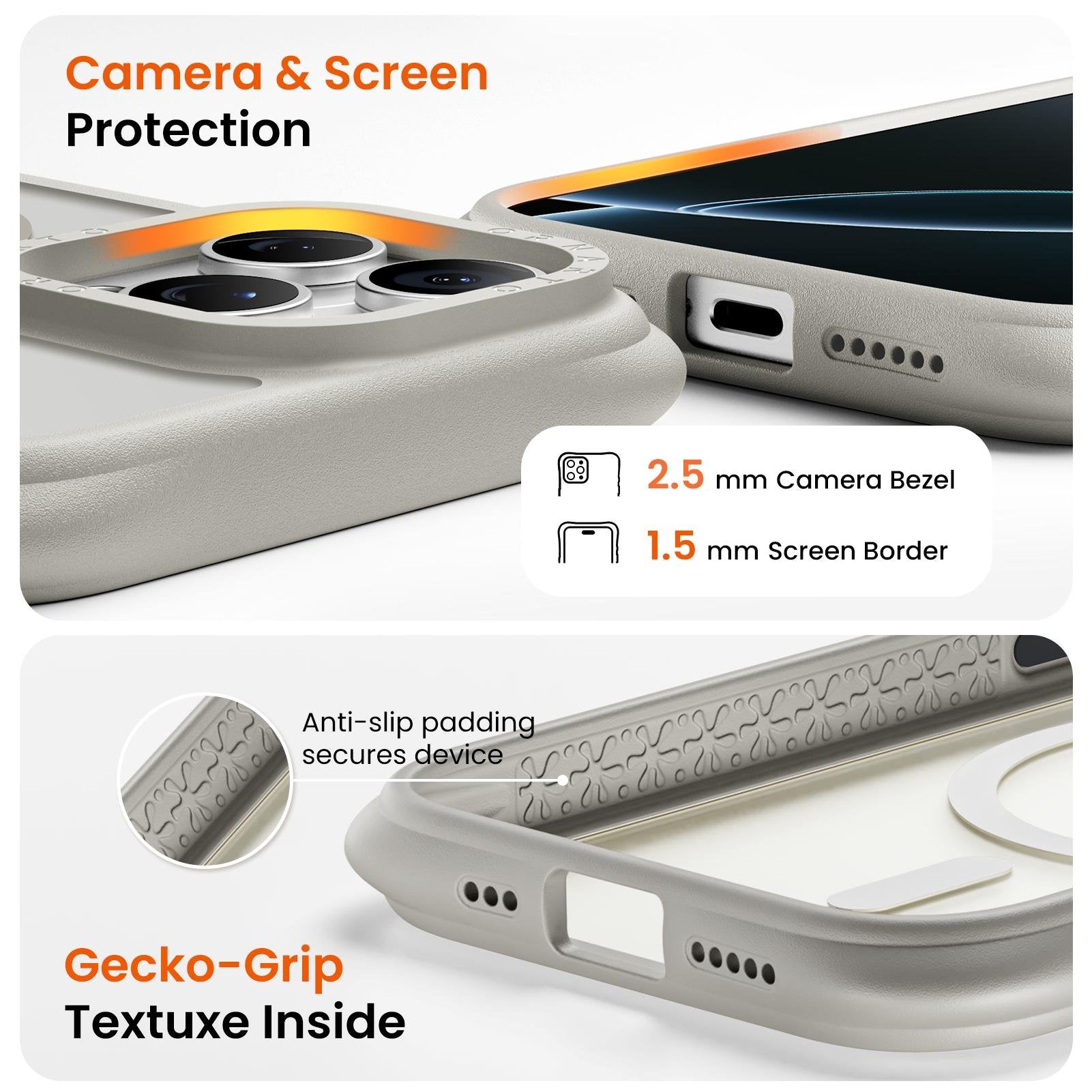 Airbuffer Gecko-Grip Case for iPhone 16 Series