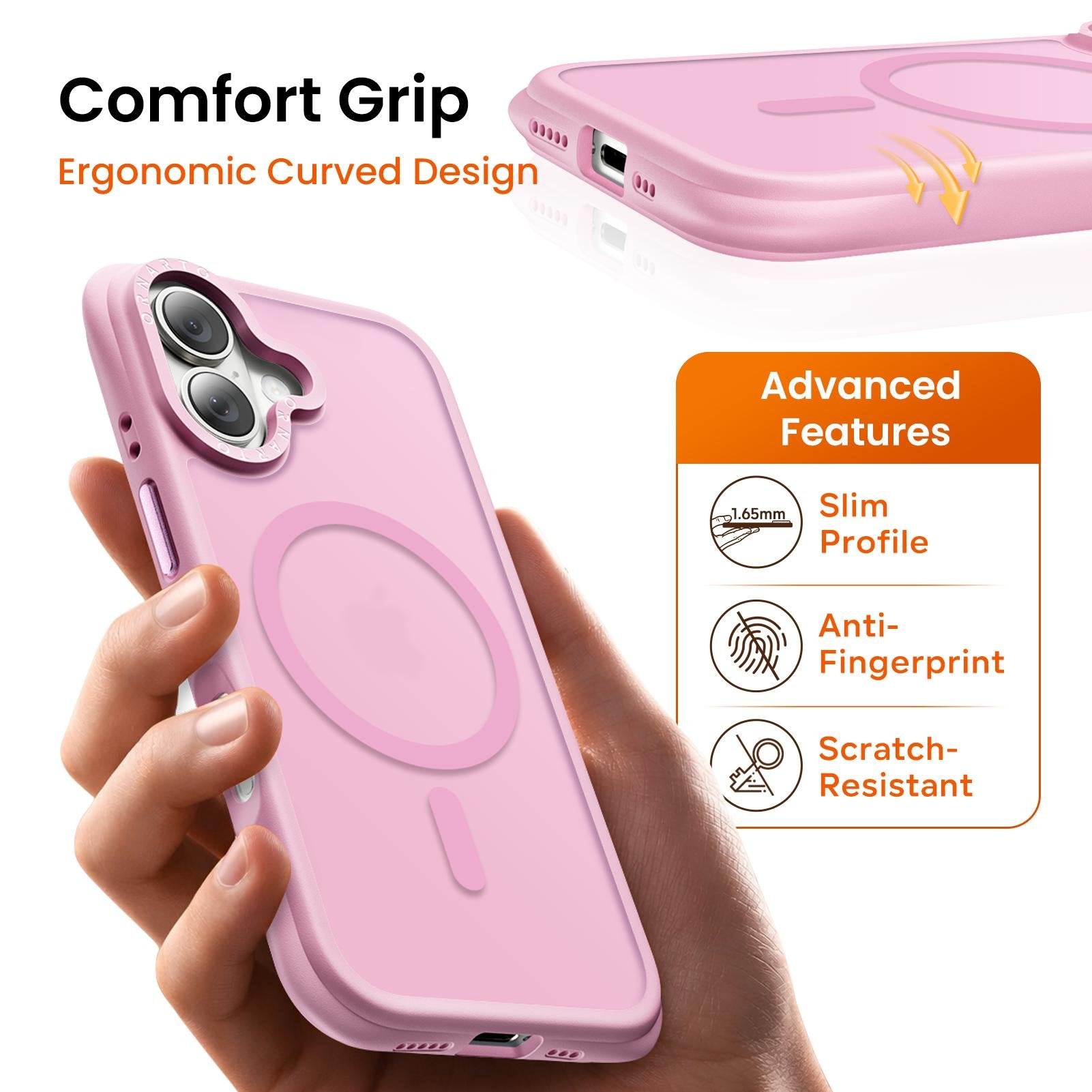 Airbuffer Gecko-Grip Case für iPhone 17 Serie