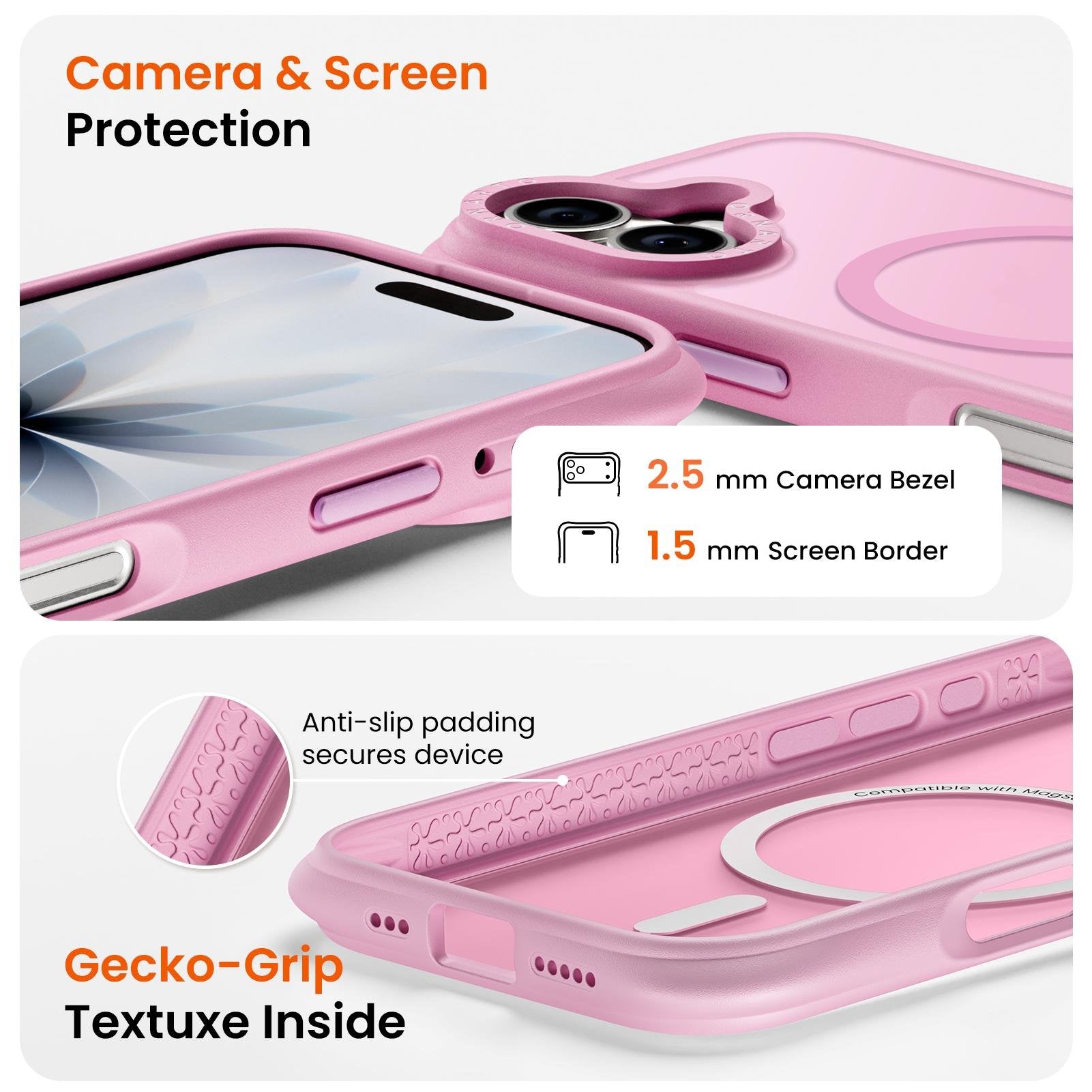 Airbuffer Gecko-Grip Case für iPhone 17 Serie