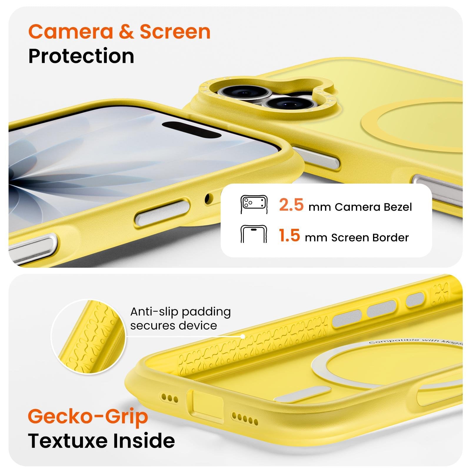 Airbuffer Gecko-Grip Case für iPhone 17 Serie